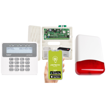 ZESTAW ALARMOWY SATEL PERFECTA 32 SET-A + PRF-LCD + TI700 + 7Ah + AWT150